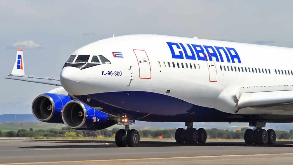 Una aeronave de Cubana de Aviación recuperada recientemente.