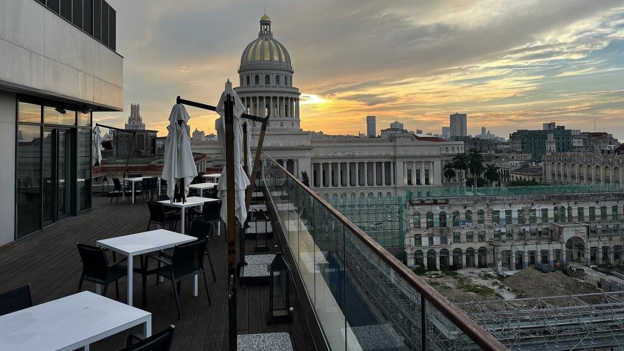 Vista desde la terraza del Hotel Bristol de La Habana.