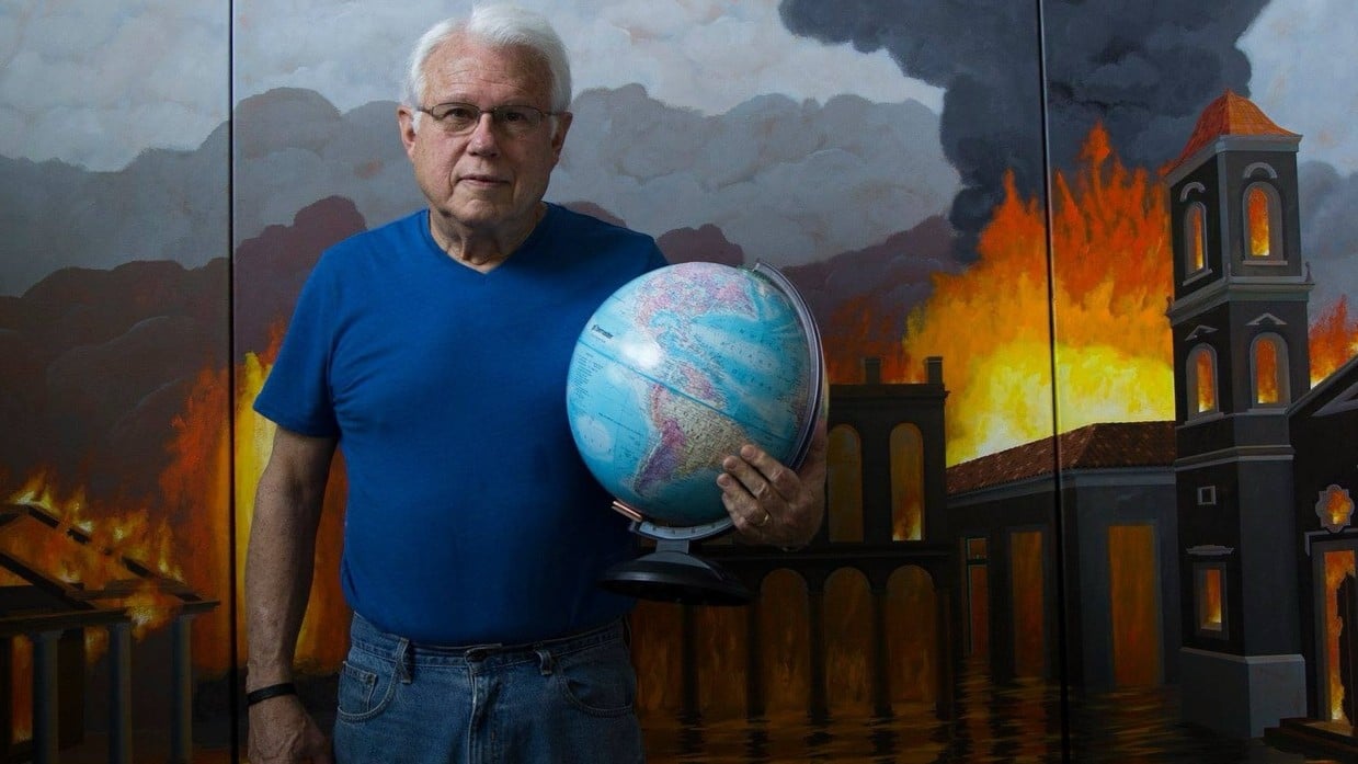 El pintor cubano Humberto Calzada.