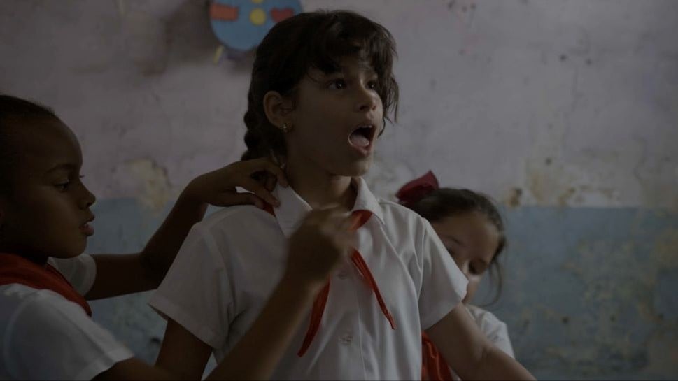 Fotograma del cortometraje cubano "Primera Enseñanza".