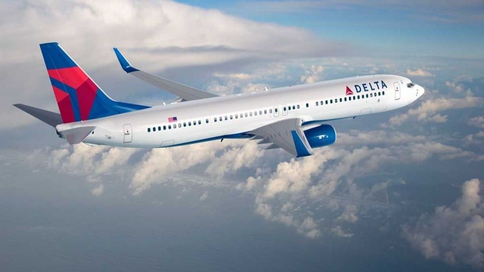 Avión de Delta Airlines.