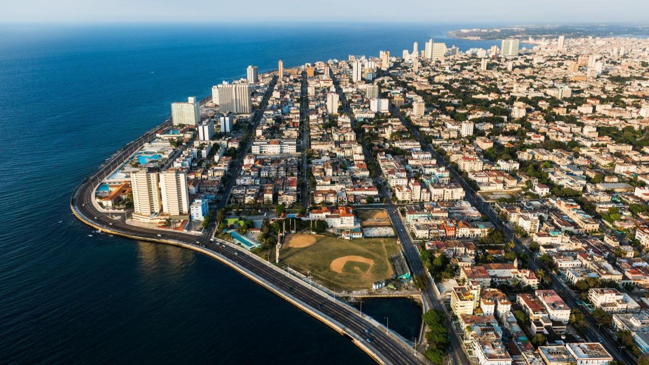 Vista aérea de La Habana.