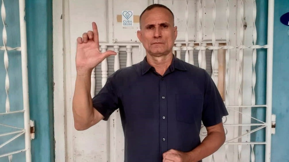 José Daniel Ferrer en Santiago de Cuba.