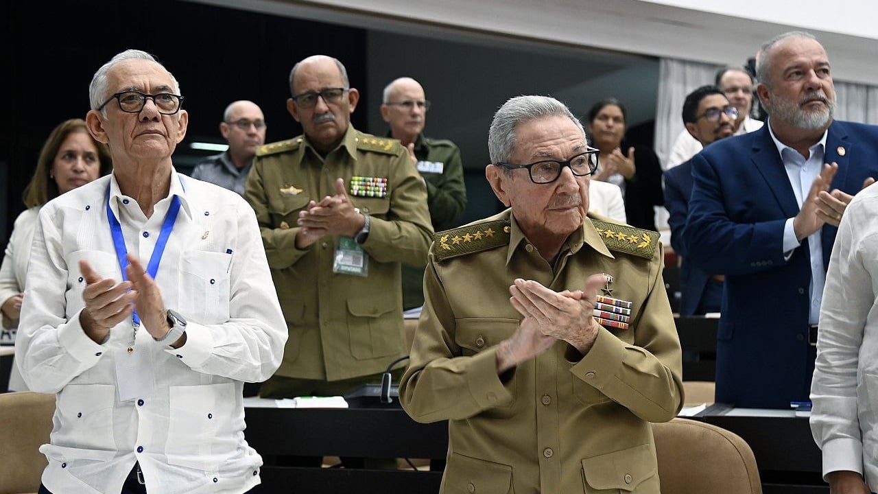 Raúl Castro en la sesión de la Asamblea Nacional.