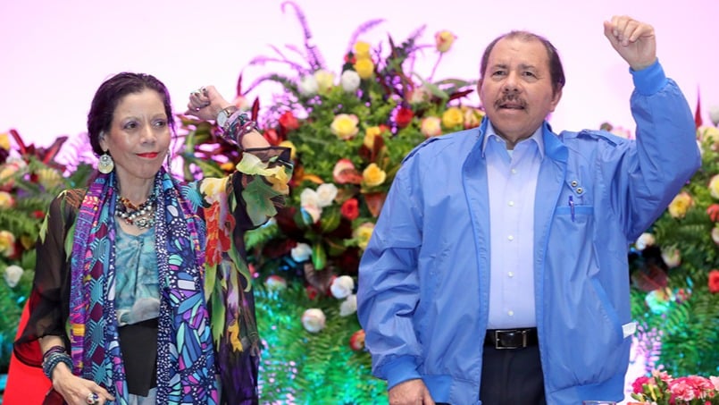Rosario Murillo y Daniel Ortega.