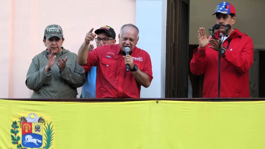 Cabello, leal al dictador Maduro.