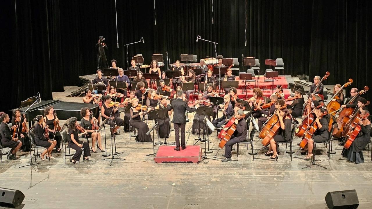 Un concierto de la Orquesta Sinfónica Nacional de Cuba.