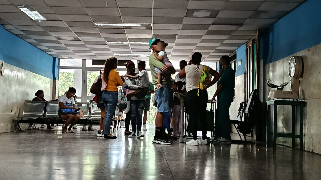 Sala de espera de un hospital de La Habana.