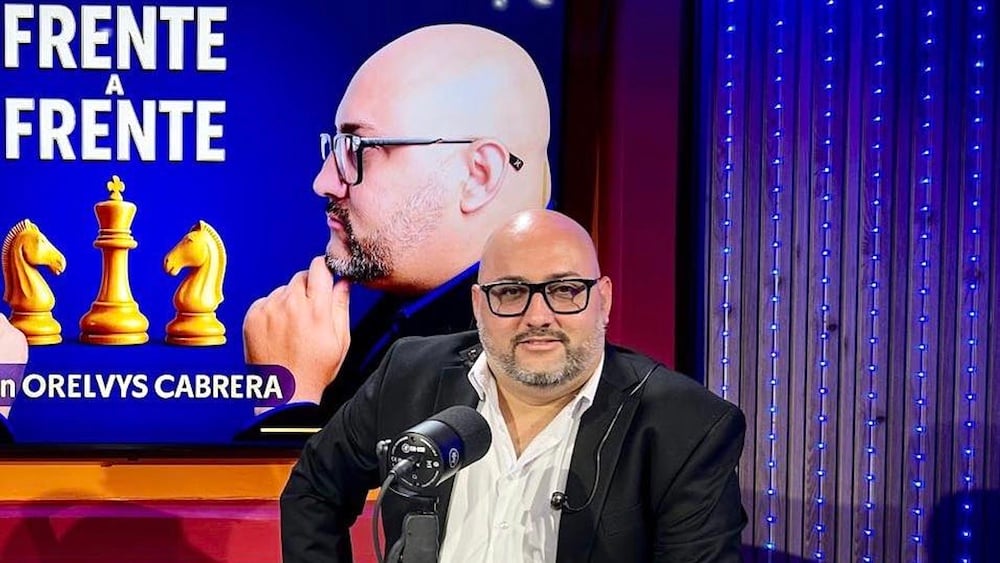 El periodista cubano Orelvys Cabrera.