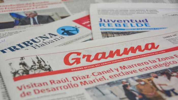Periódicos oficialistas cubanos.
