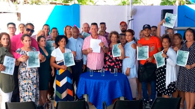 Miembros de la Alianza de Cristianos de Cuba.