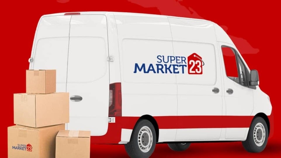 Camioneta de reparto de Supermarket23.