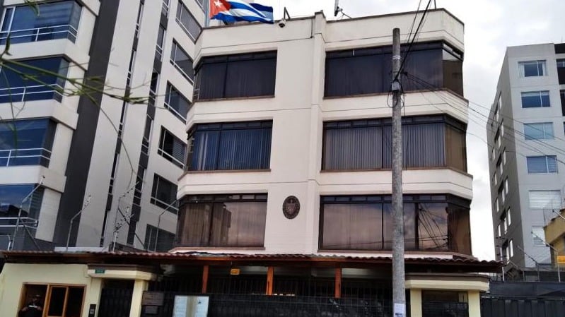 Edificio de la Embajada de Cuba en Quito.