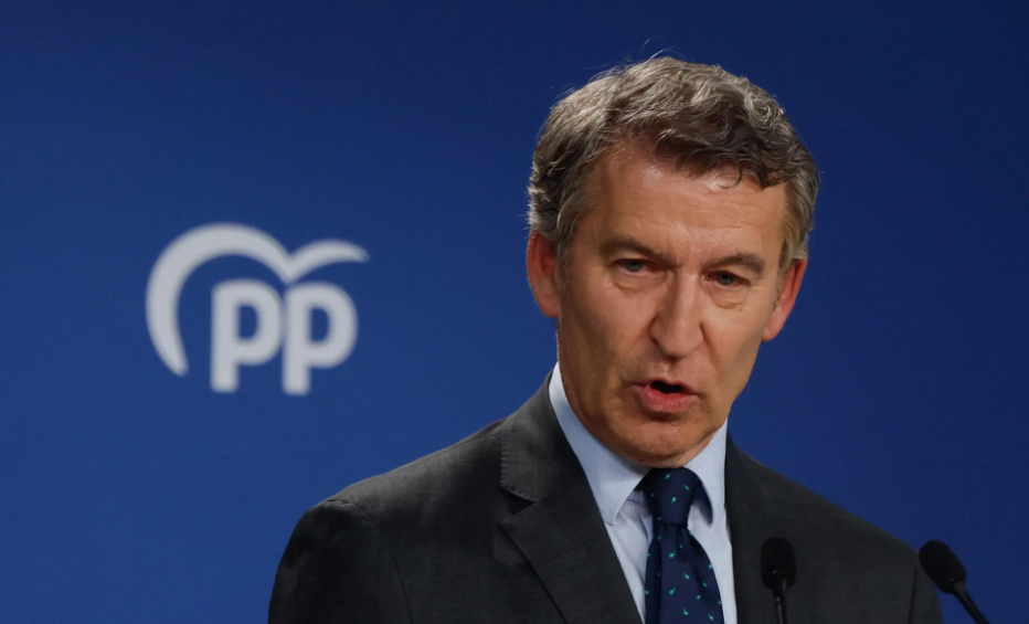 El presidente del Partido Popular, Alberto Núñez Feijóo.