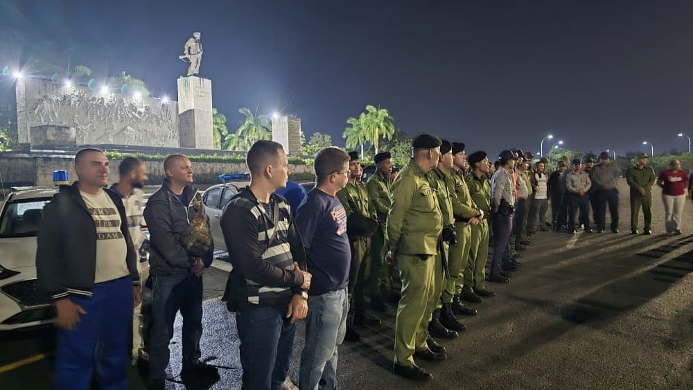 Despliegue militar en Santa Clara.