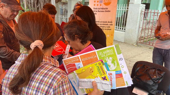 Feria de concientización sobre el VIH en Cuba.