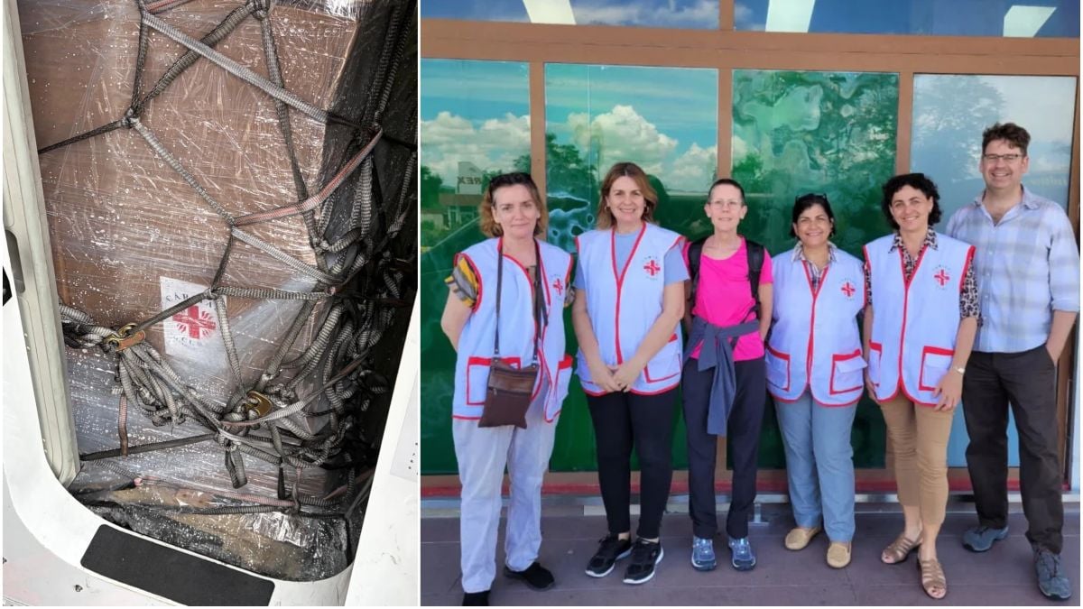 Ayuda recibida por el equipo de Cáritas.