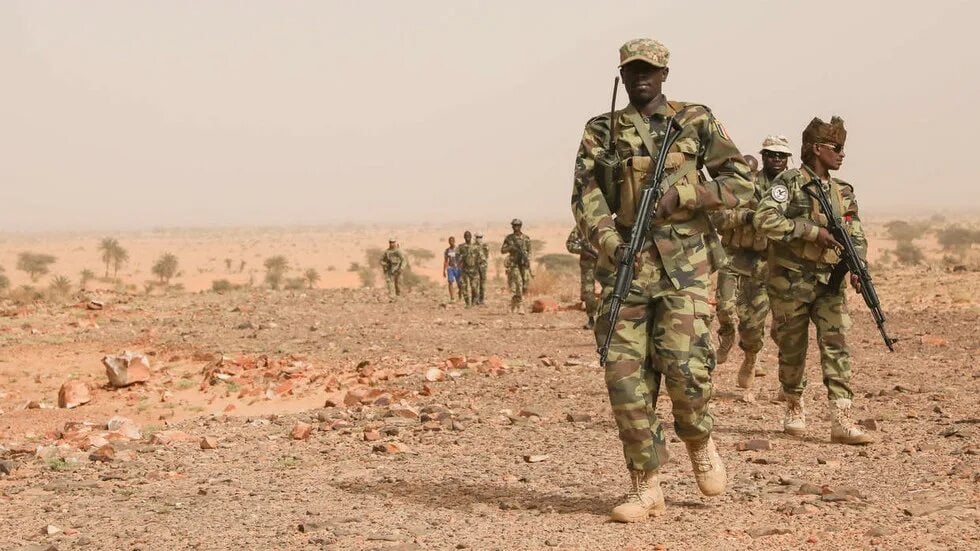 Tropas del Ejército de Chad.