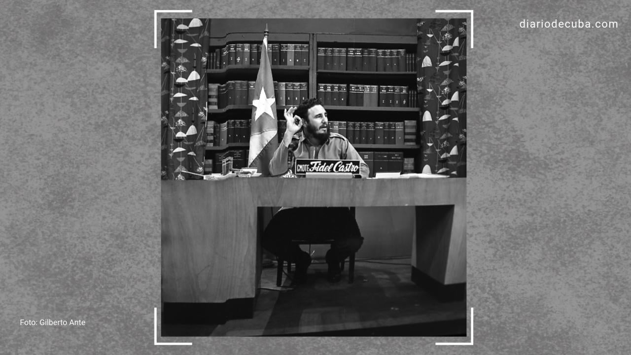 Fidel Castro en una intervención a inicios de la revolución.