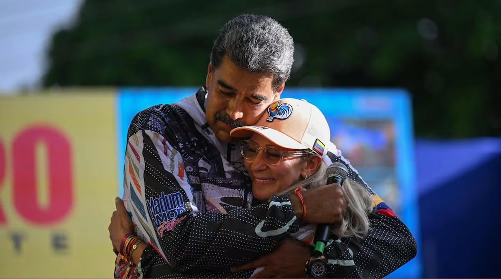 Nicolás Maduro y Cilia Flores, cuando aún estaban en el poder.
