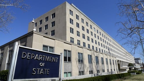 El Departamento de Estado de EEUU.