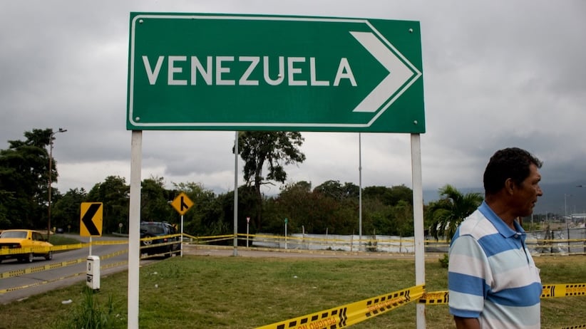 Zona fronteriza de Venezuela. 