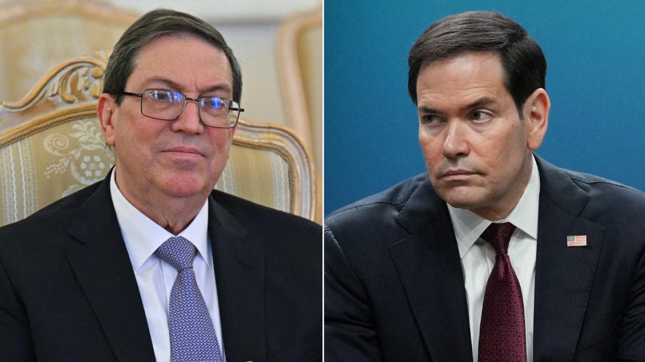 Bruno Rodríguez y Marco Rubio.