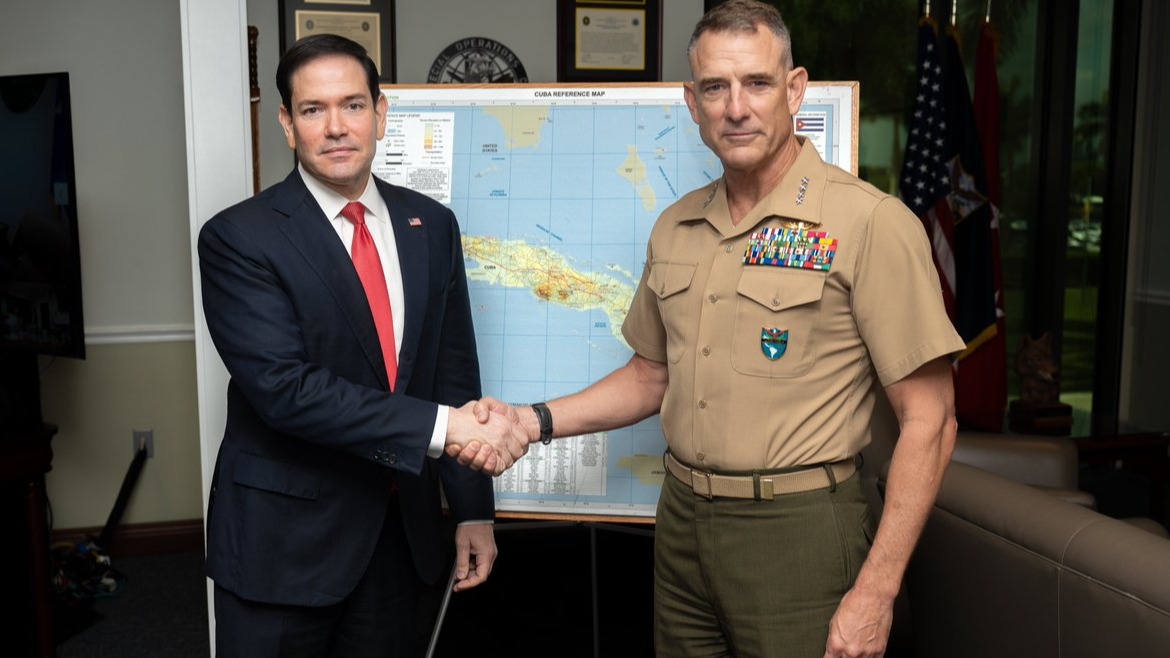 Marco Rubio y Francis L. Donovan, jefe del Comando Sur de EEUU.
