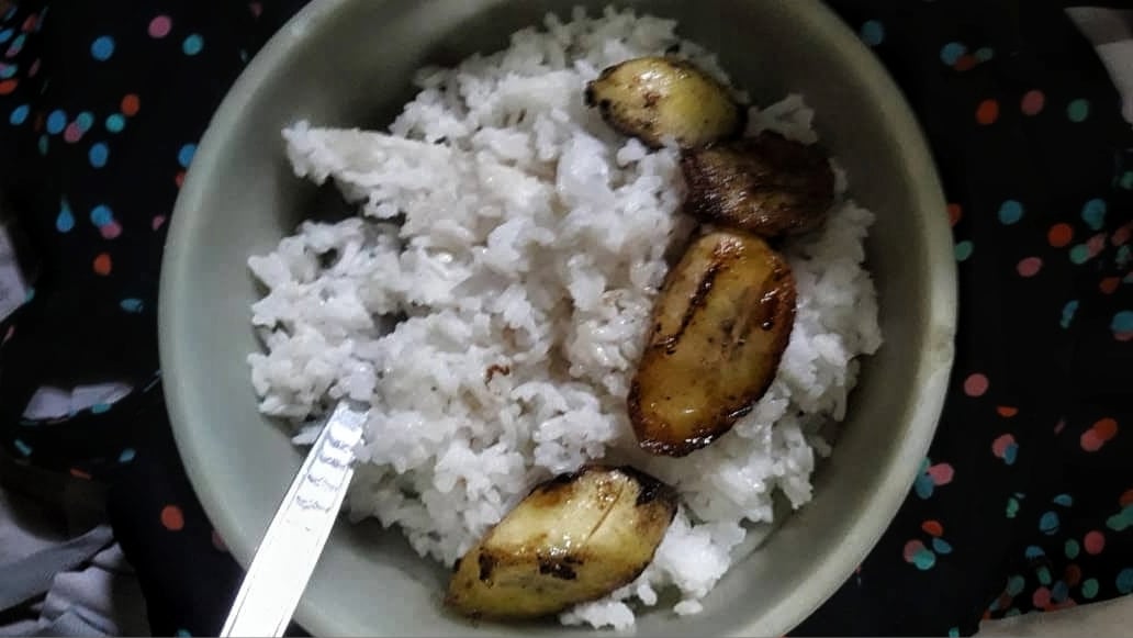 Un plato de comida en Cuba.