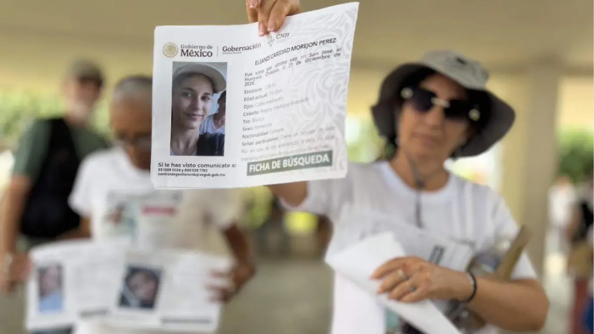 Allegada de la cubana desaparecida en México Elianis Caridad Morejón.