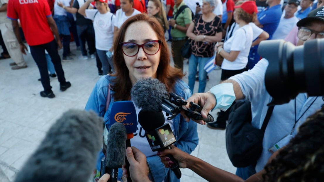 Mariela Castro en La Habana el 22 de mayo.