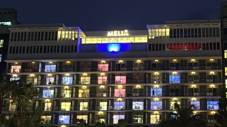 Hotel de Meliá en Cuba.