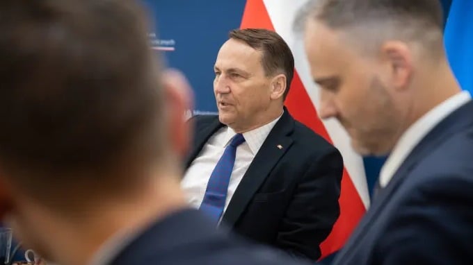 El ministro de Asuntos Exteriores de Polonia, Radosław Sikorski.