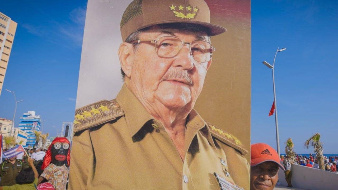 Imagen de Raúl castro durante un acto oficial en La Habana.