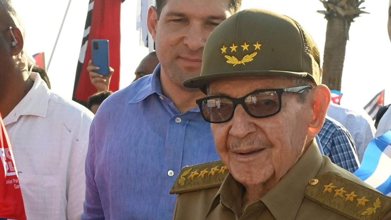Raúl Castro en su más reciente aparición público, el pasado 1 de mayo.