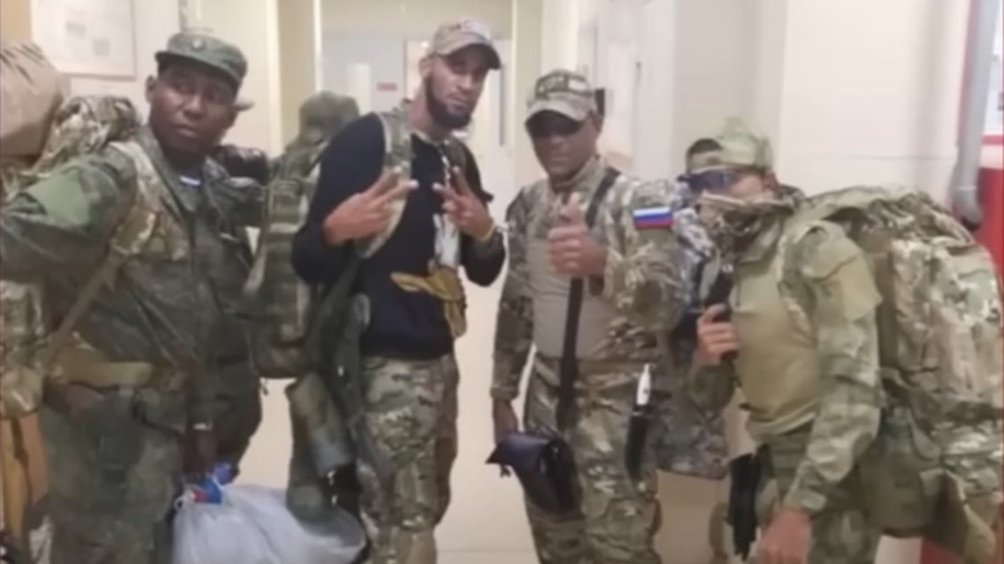 Cubanos reclutados por Rusia para la guerra en Ucrania.