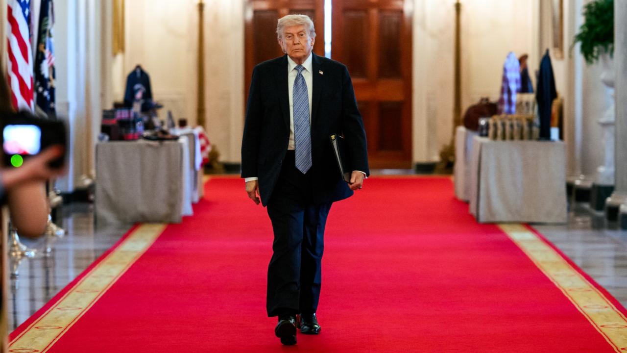 Donald Trump en la Casa Blanca.