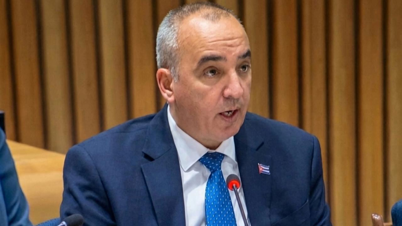 Ernesto Soberón Guzmán, jefe de la misión de La Habana en las Naciones Unidas.