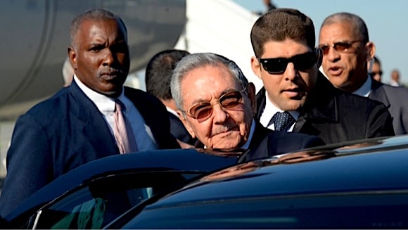 Raúl Guillermo Rodríguez Castro, alias 'El Cangrejo', en su época de guardaespaldas de su abuelo.