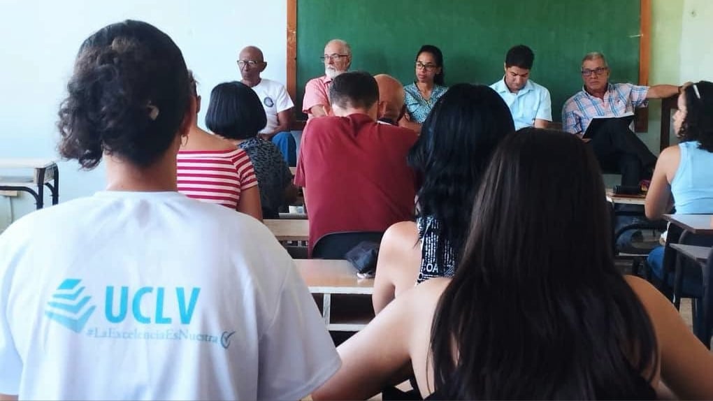 Un claustro en la Universidad Central "Marta Abreu" de Villa Clara.