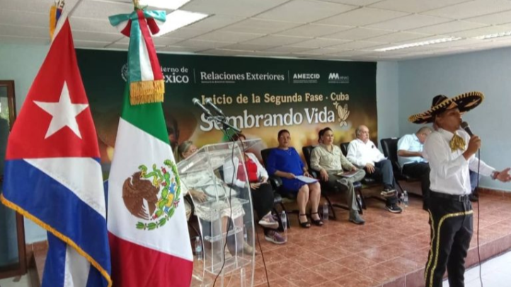 Inauguración de la segunda fase del proyecto Sembrando Vida en Villa Clara.