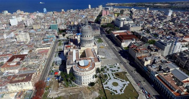 Vista aérea de La Habana. 