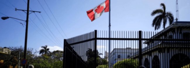 Sede diplomática canadiense en La Habana. 