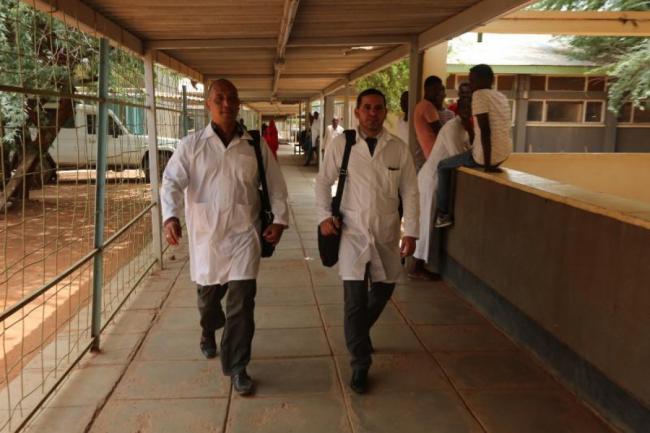 Los médicos cubanos secuestrados. 