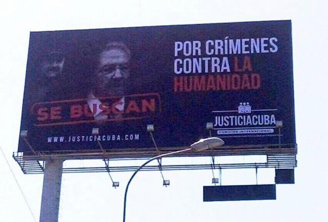 Valla de Justicia Cuba.