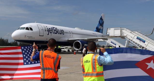 Apertura de los vuelos de EEUU a Cuba.