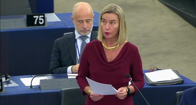 La alta representante de la UE para Asuntos Exteriores y Política de Seguridad, Federica Mogherini.