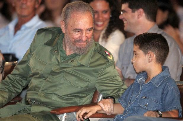 Fidel Castro y Elián González.