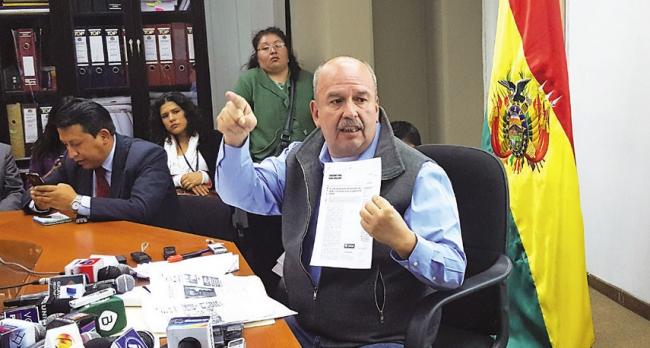 El nuevo ministro de Gobierno boliviano, Arturo Murillo.