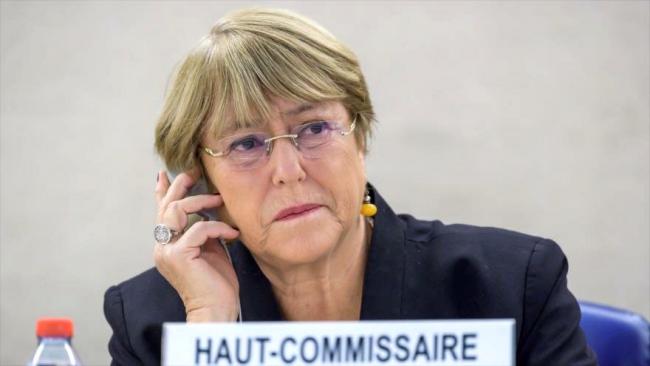 Michelle Bachelet, alta comisionada de las Naciones Unidas para los Derechos Humanos.